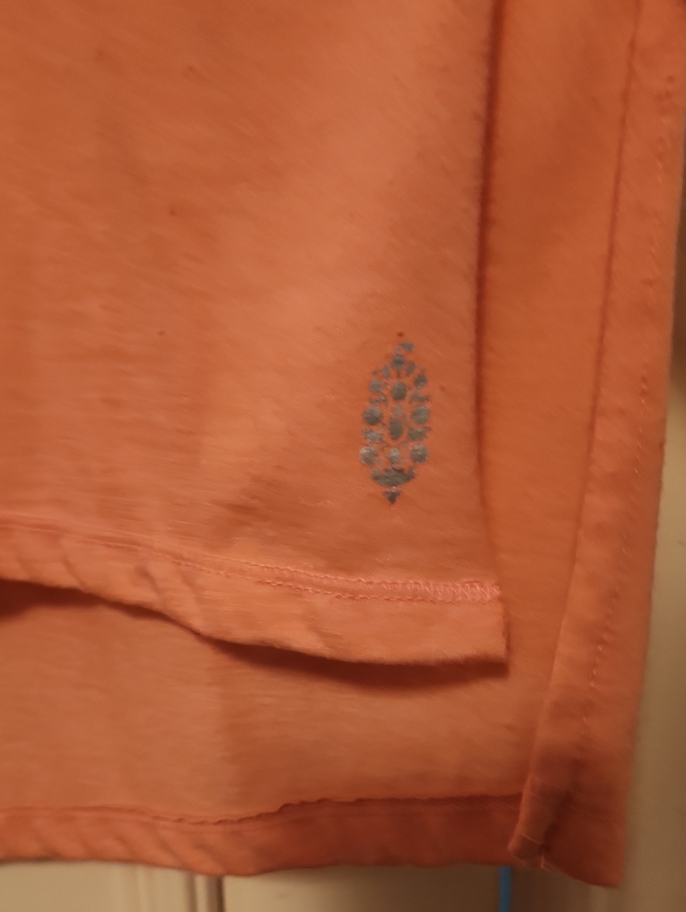 FP Movement by Free People Peach Sleeveless V-Neck Layered Tank - Picture 4 of 4